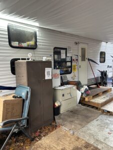 Cuws Donated Trailer Office And Entrance