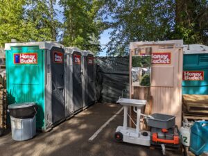 Honey Buckets And Wash Station