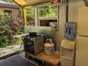 Stove In Kitchen For Cooking